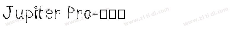 Jupiter Pro字体转换